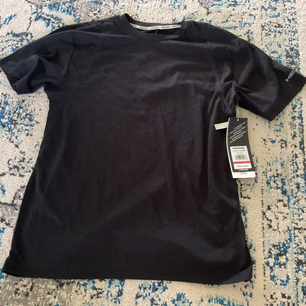 NWT Head Men's Small Black Short Sleeve Tee